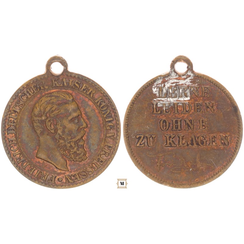 Németország III. Frigyes halálára emlékérem 1888